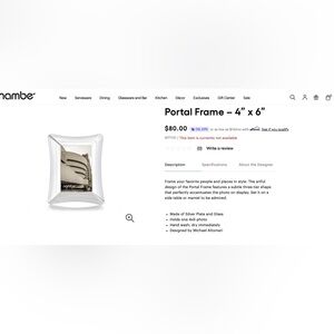 NEW Nambe Portal Frame 4 x 6